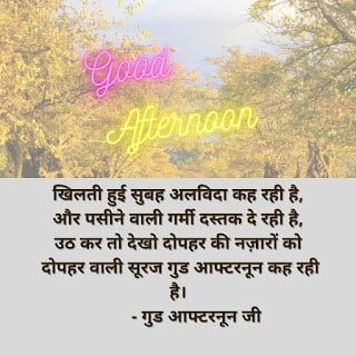 Good Afternoon Images in Hindi