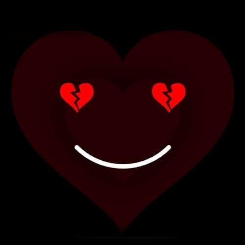 Broken Heart DP for Whatsapp