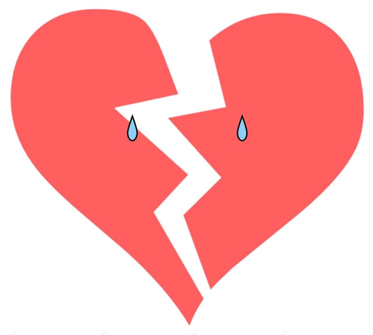 Broken Heart Whatsapp DP