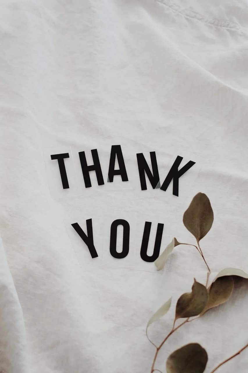 Thank You Photo