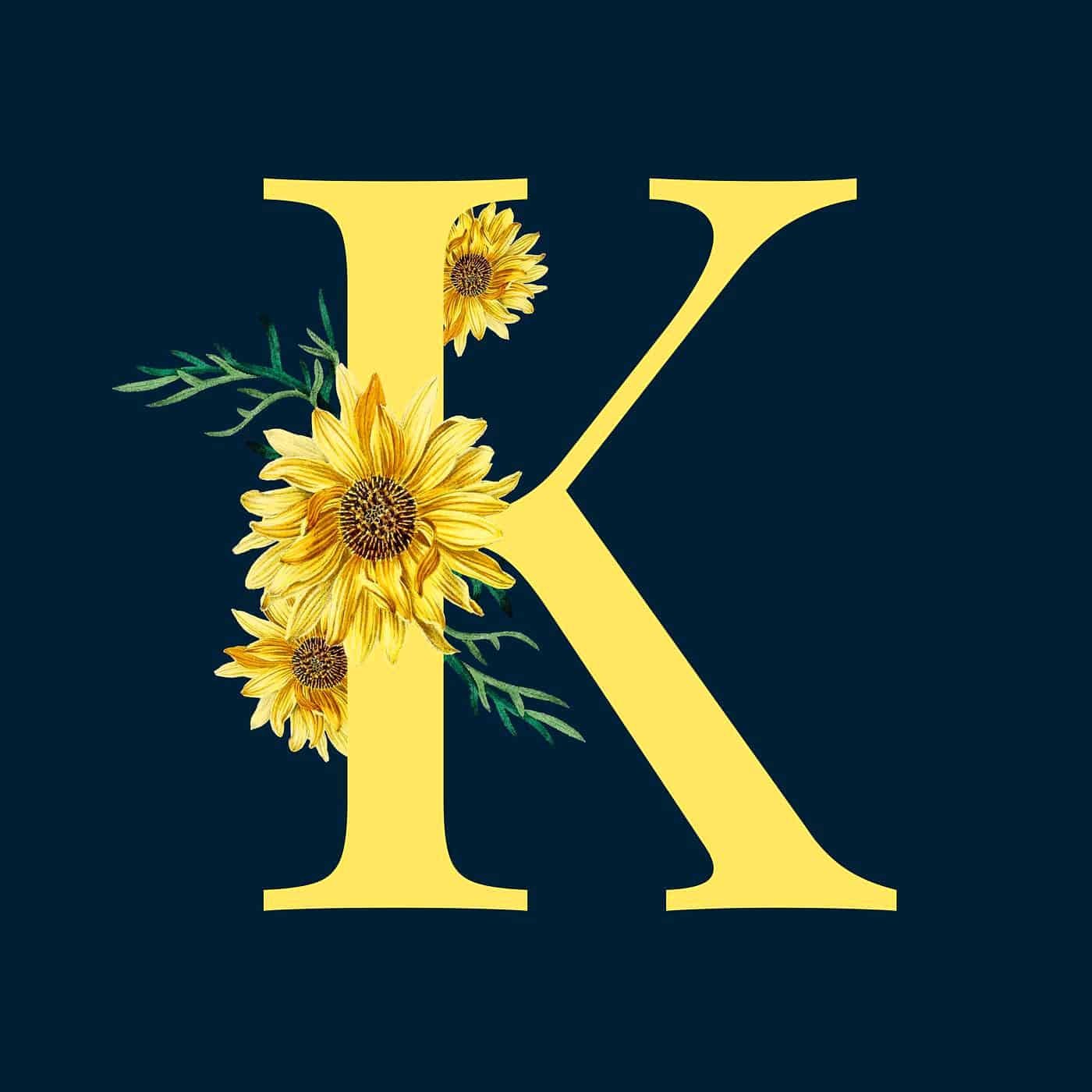 K Name DP Stylish