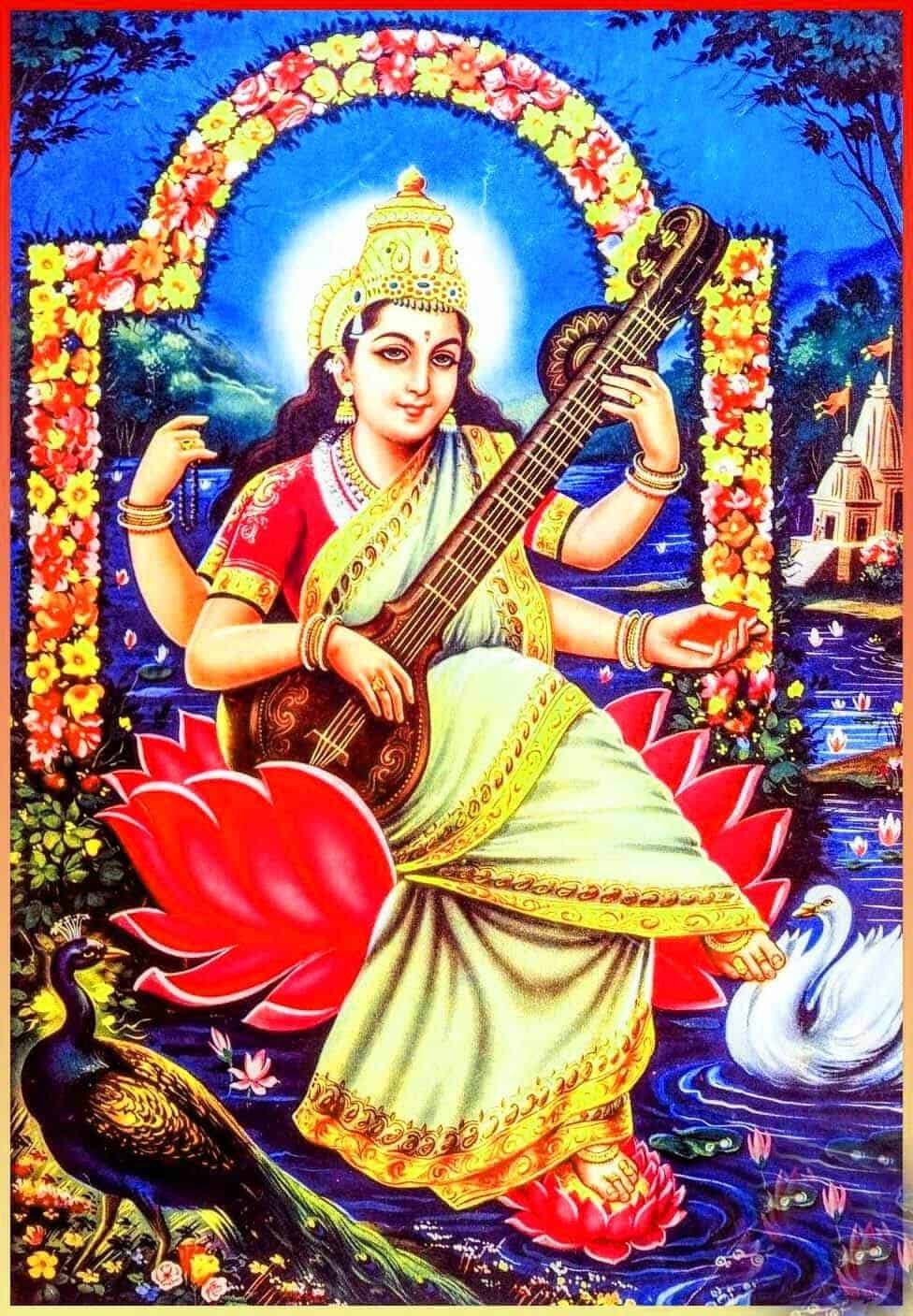 Saraswati Maa Image