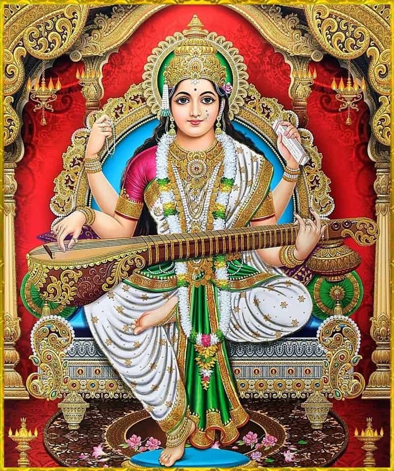 Saraswati Maa Image