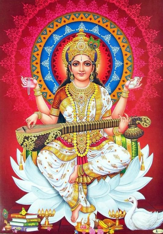 Saraswati Maa Image