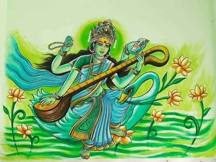 Jai Maa Saraswati Image