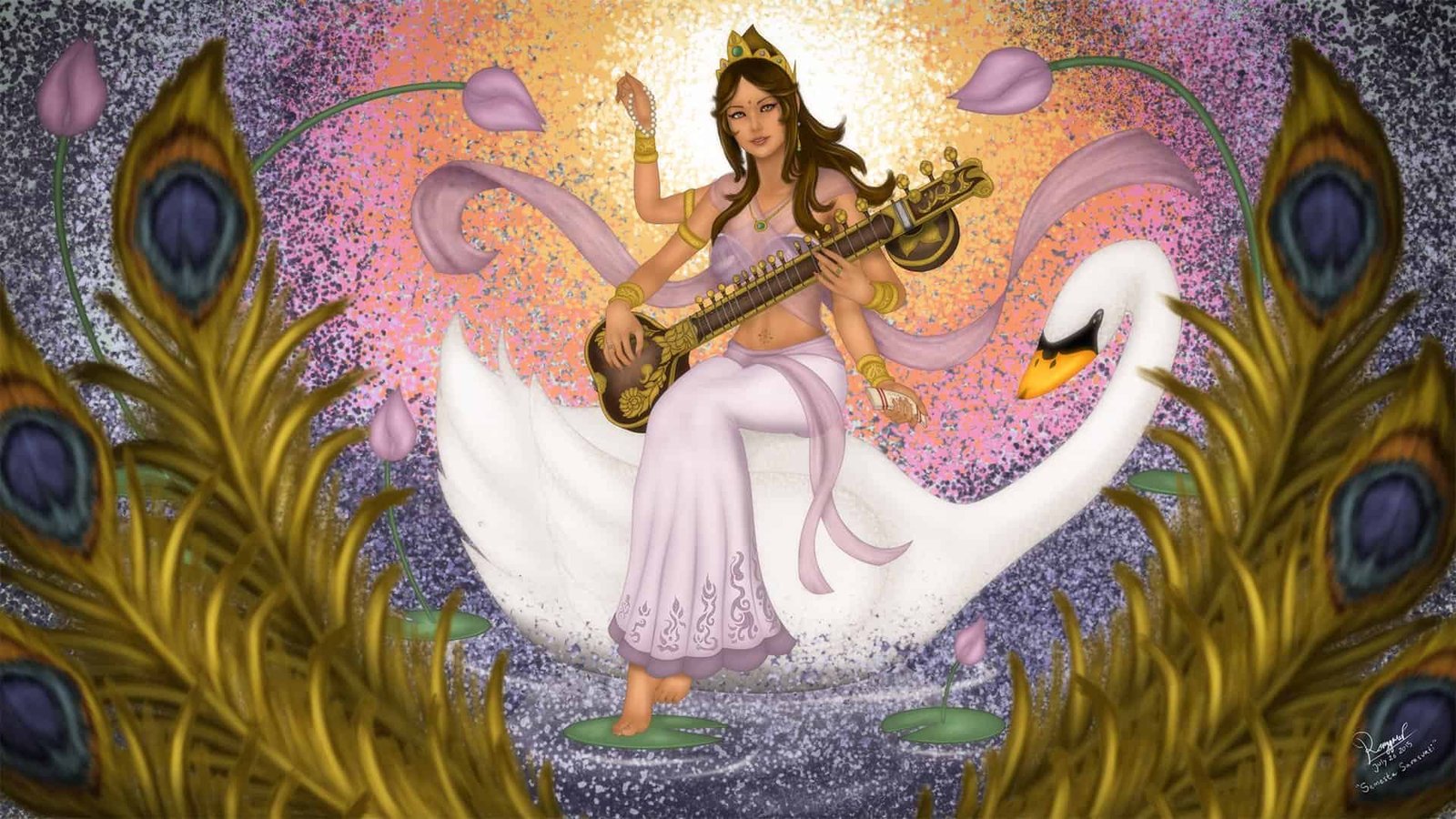 Maa Saraswati Pic