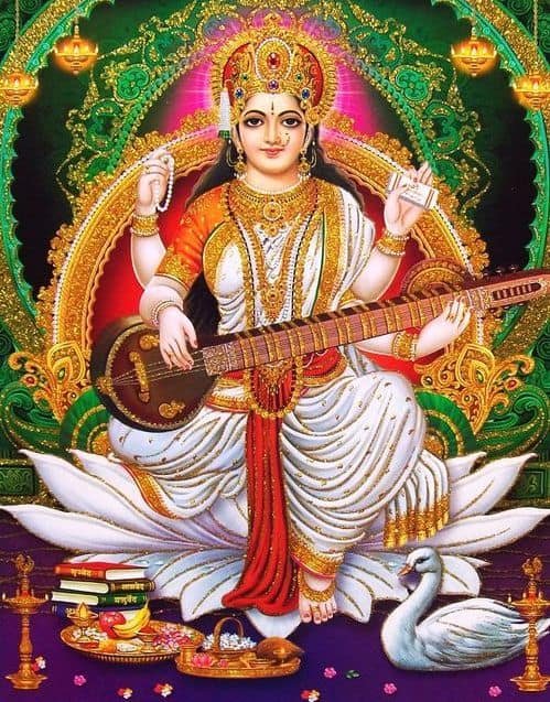 Maa Saraswati Wallpaper