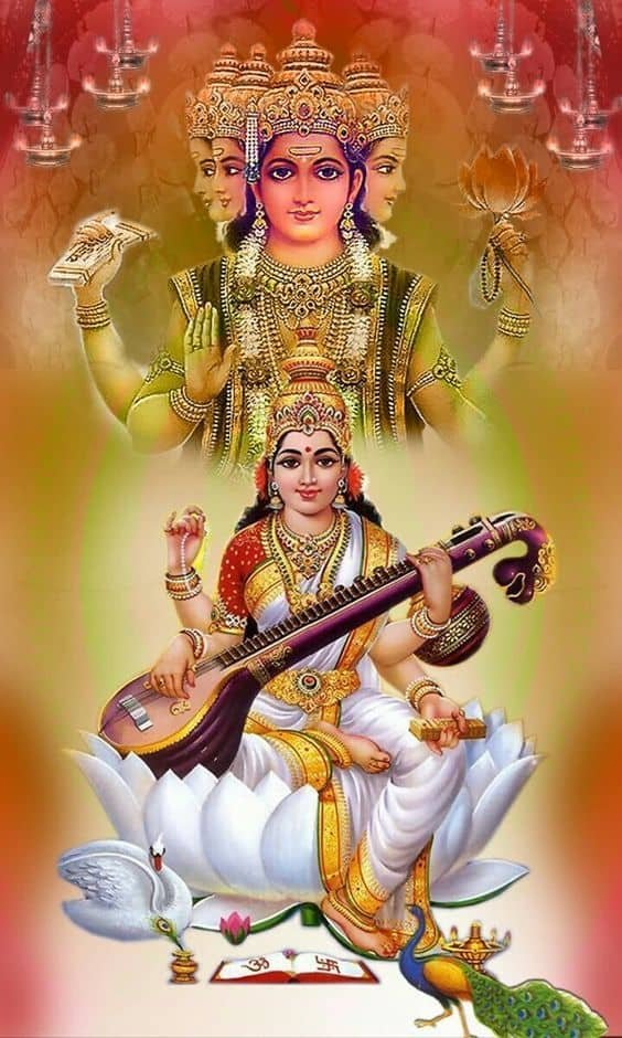Maa Saraswati Wallpaper