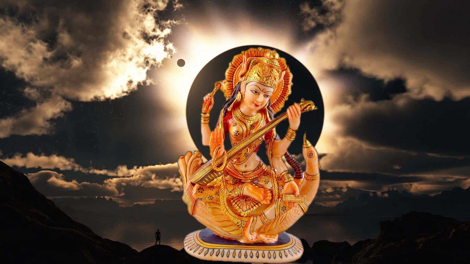 Maa Saraswati Wallpaper