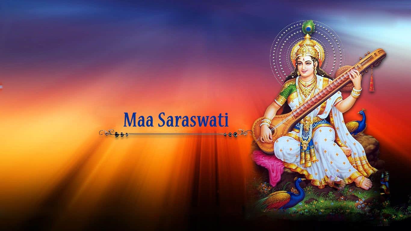 Maa Saraswati Wallpaper