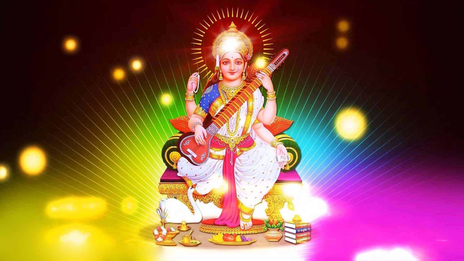 Maa Saraswati Wallpaper
