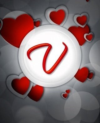 V Name DP for Whatsapp