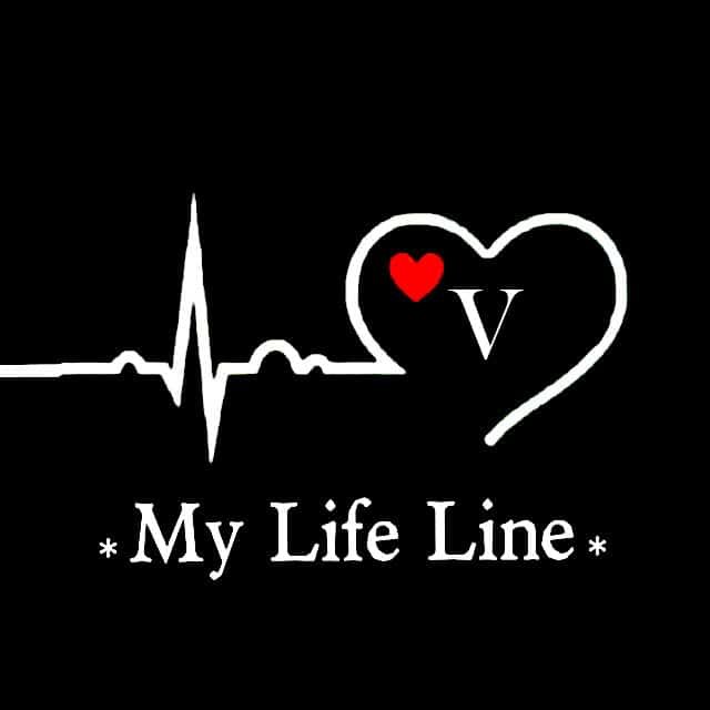 V Name DP Love