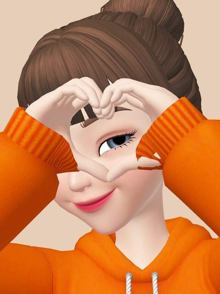 Cartoon Girl DP