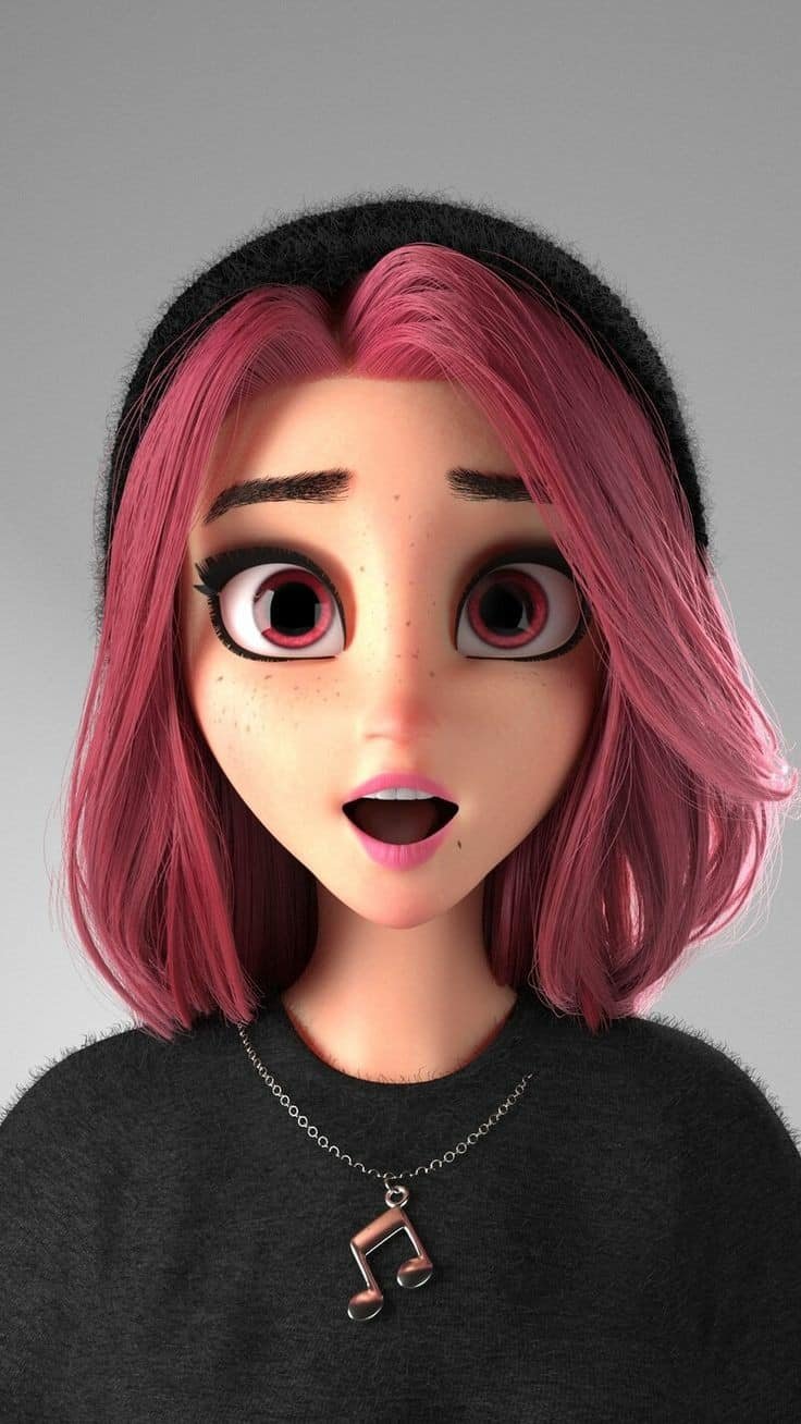 Cartoon Girl DP