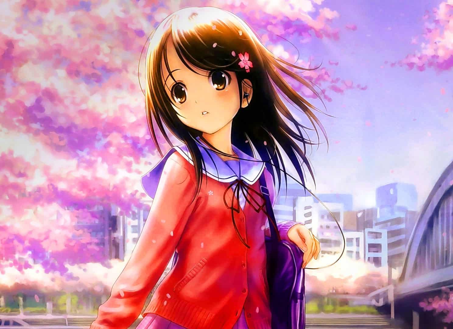 Cartoon Girl DP HD