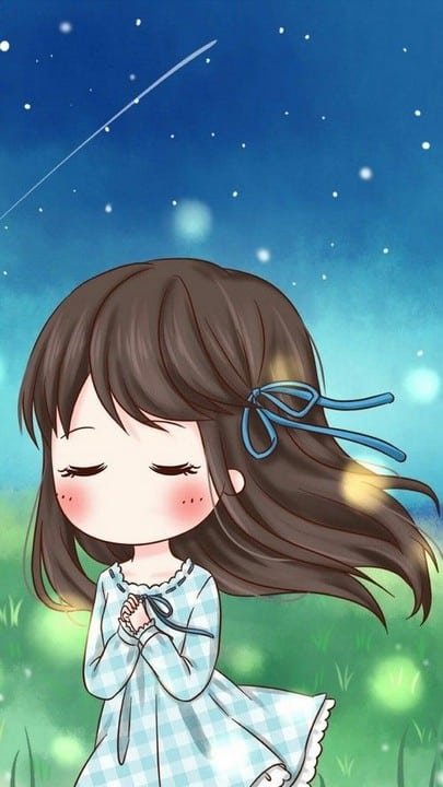 Cartoon Girl DP HD