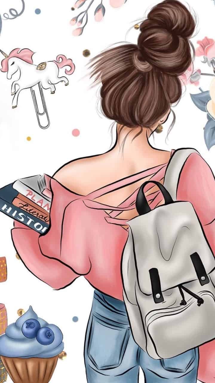 Girl Cartoon Photo