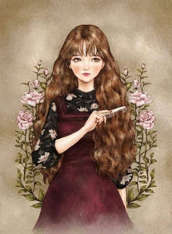 Cartoon DP for Girls