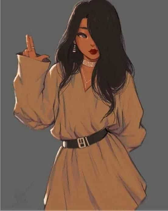 DP for Girls Cartoon