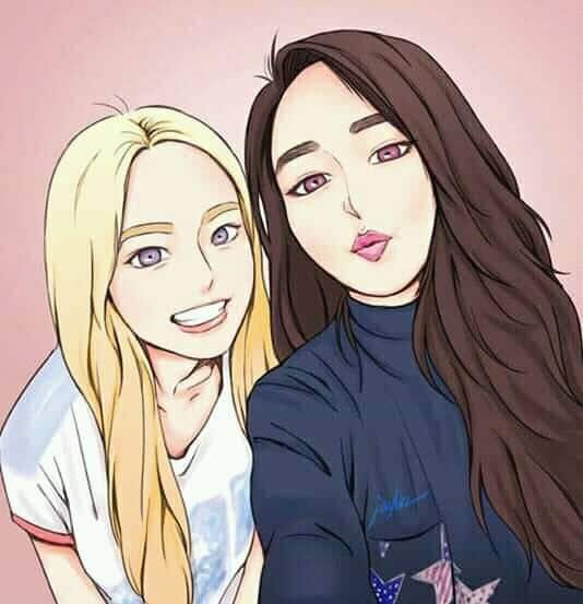 DP for Girls Cartoon