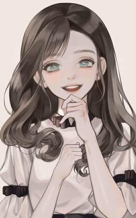 Cute Cartoon DP for Girls