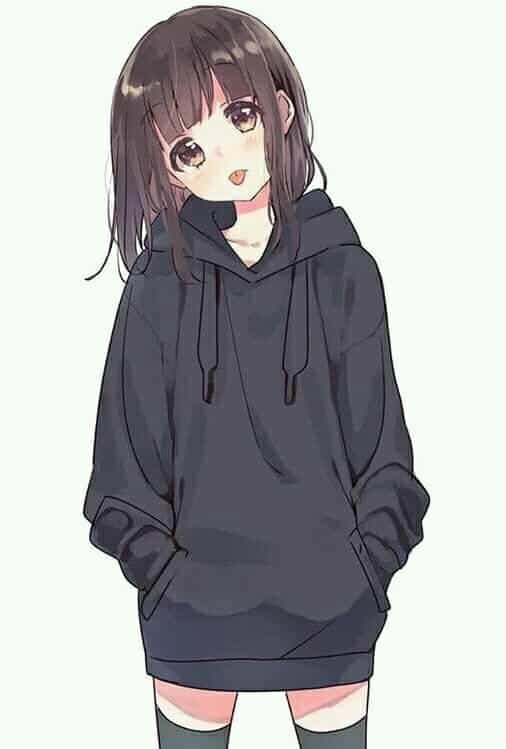Cute Cartoon DP for Girls