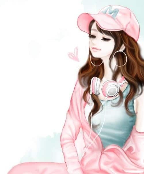 Cartoon Girl DP