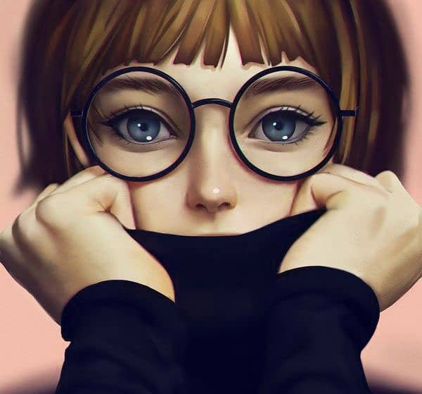 Cartoon Girl DP