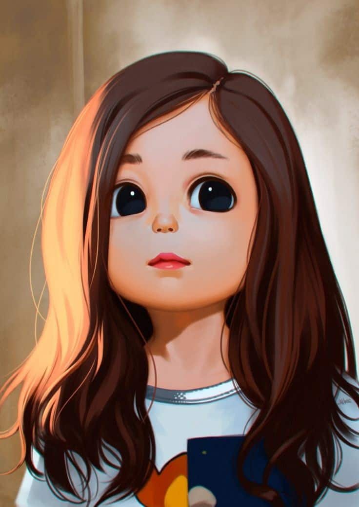 Cartoon Girl DP