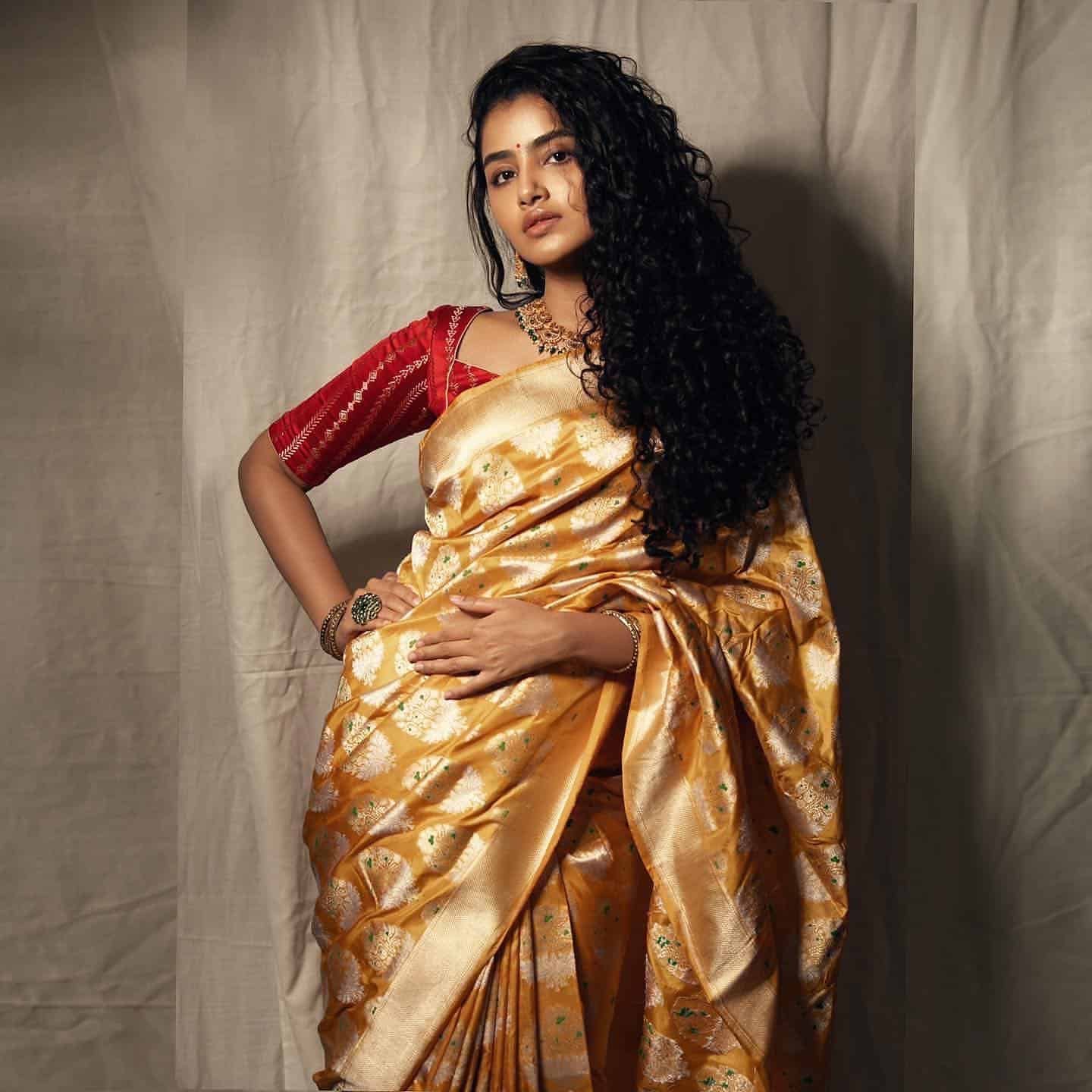 Anupama Parameswaran Photos in Saree