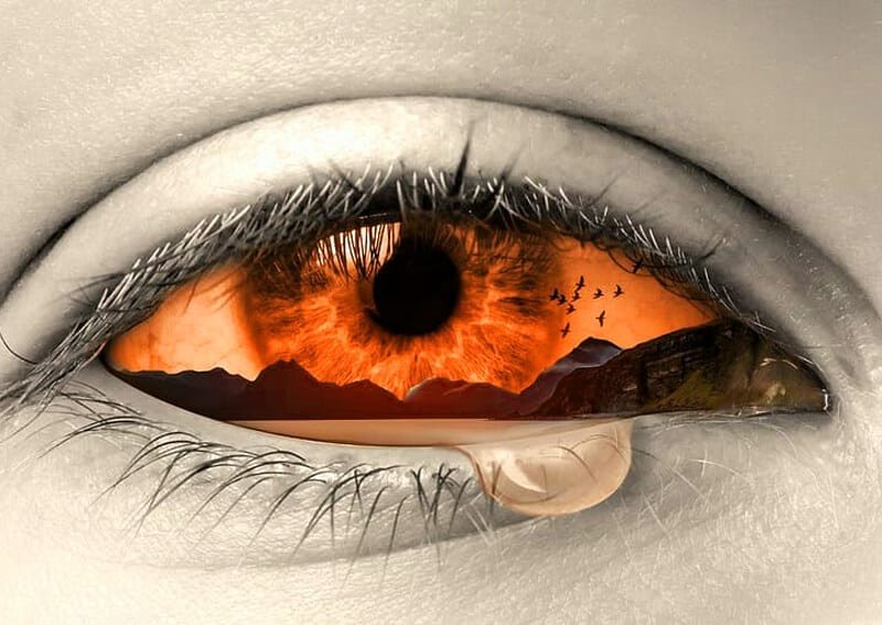 Sad Crying Eyes DP