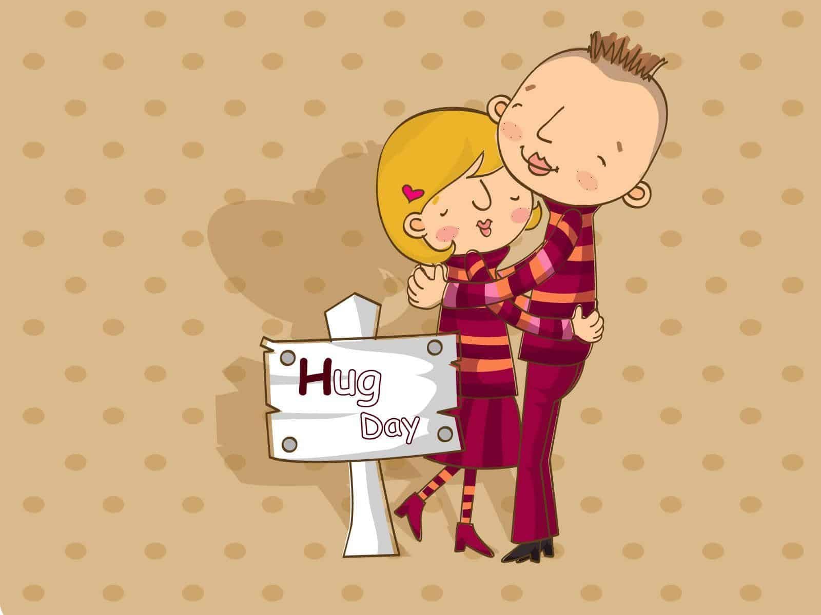 Hug Day Wallpaper
