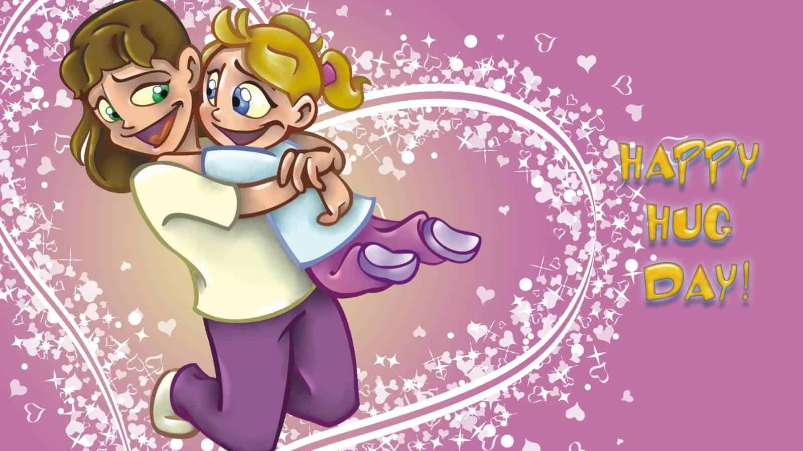 Hug Day Wallpaper