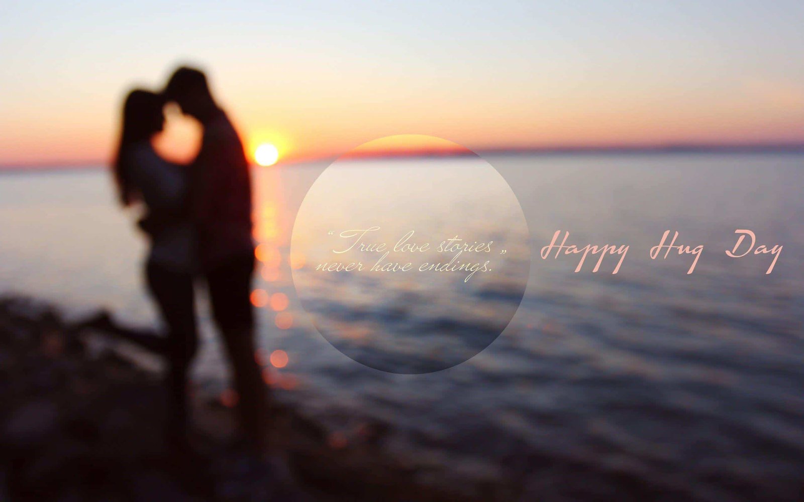 Hug Day Wallpaper