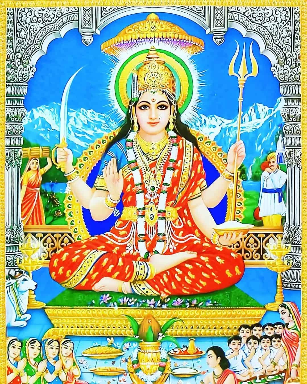 Santoshi Mata Wallpaper