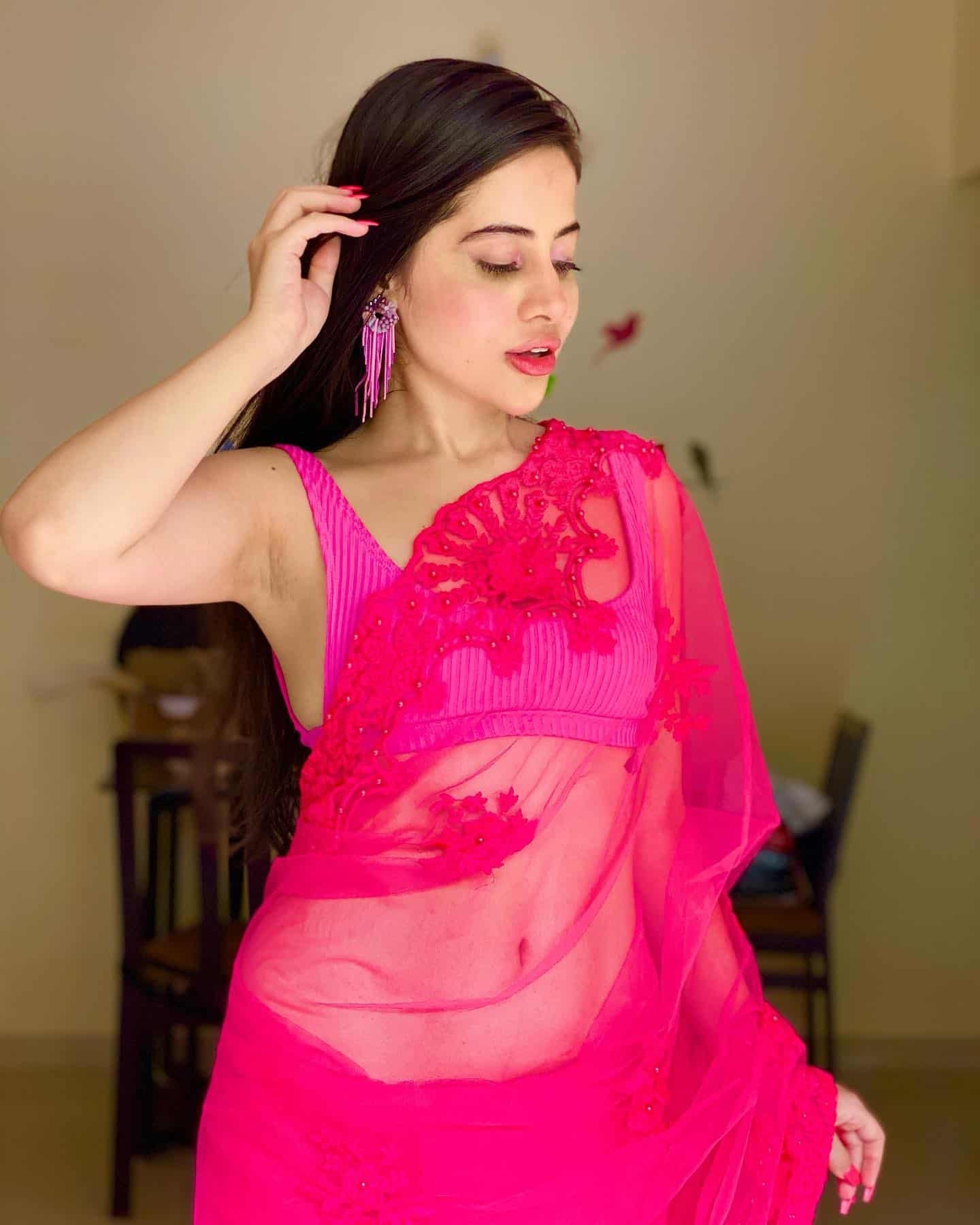 Urfi Javed Pic in Saree