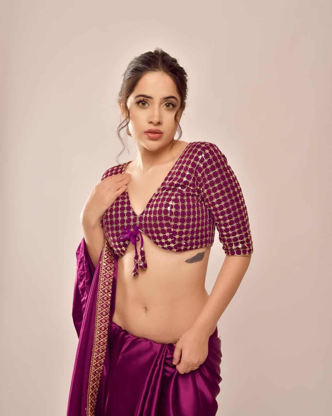 Urfi Javed Pic in Saree